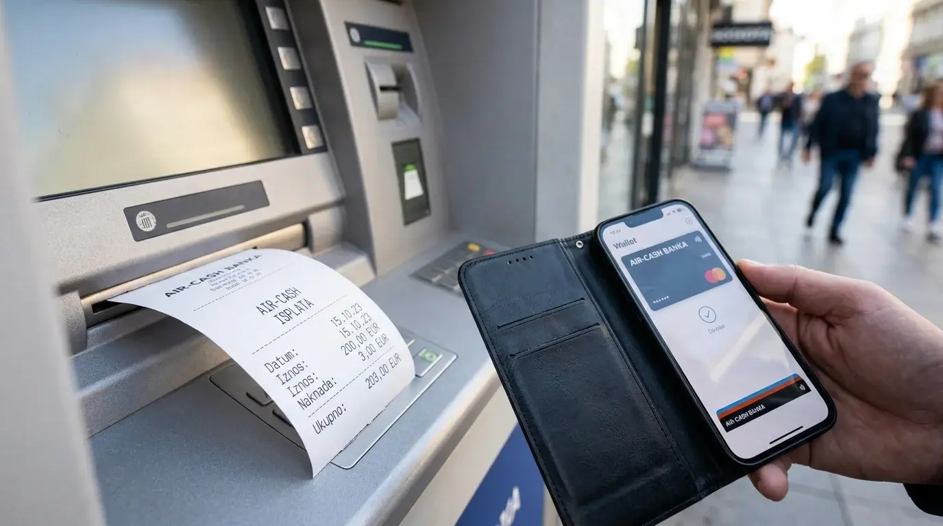 Aircash provizije za isplatu dobitaka iz kladionice
