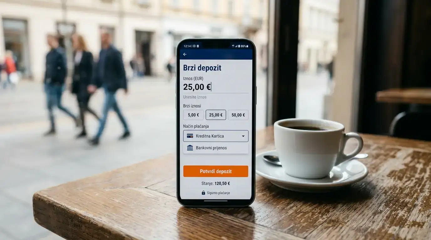 Aircash uplata na PSK Prva sportska kladionica